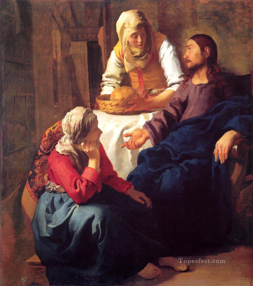 Christus im Hause von Maria und Martha Johannes Vermeer Ölgemälde
